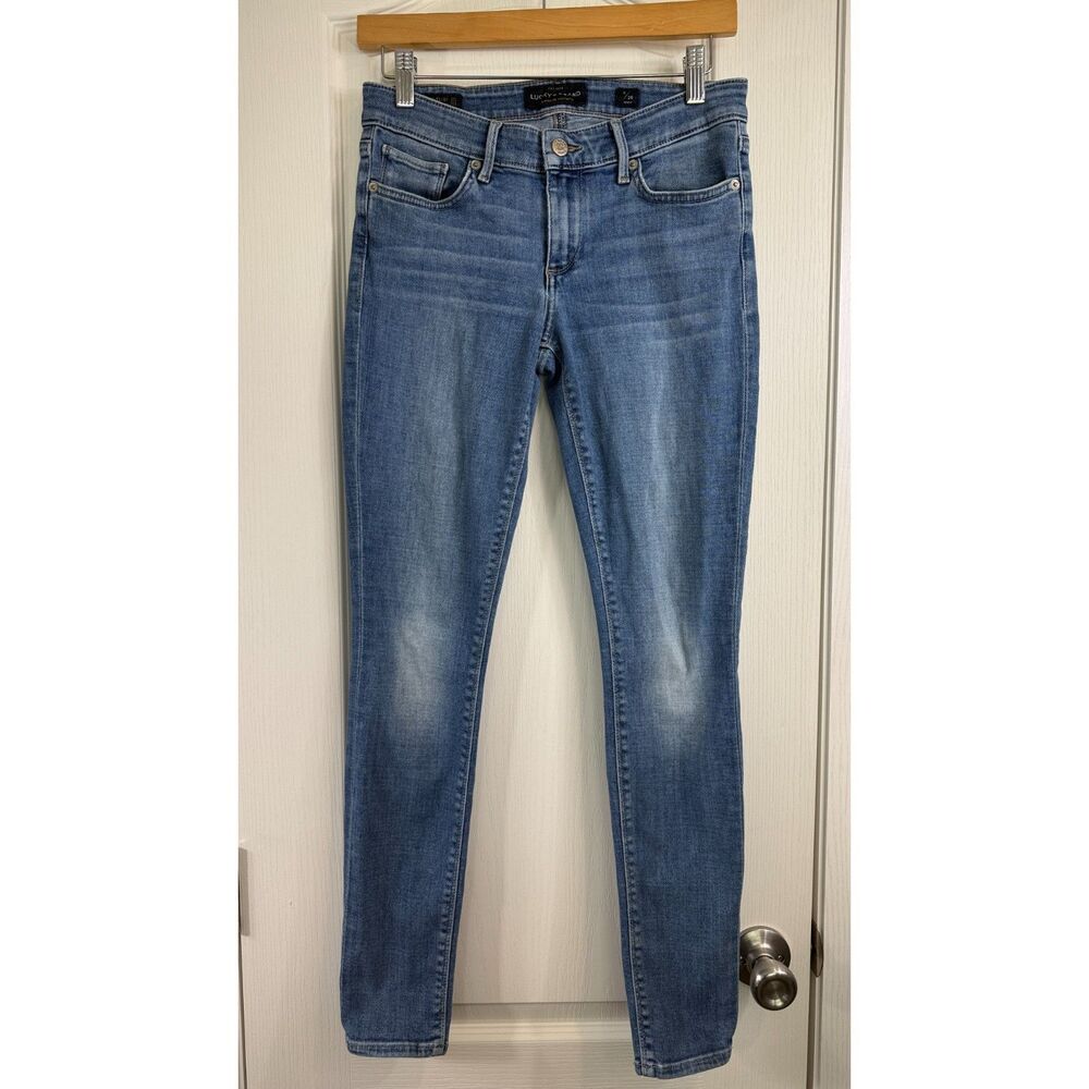 Lucky Brand Stella Skinny Ankle Jeans Womens Size 26 Blue Stretch Mid Rise Denim